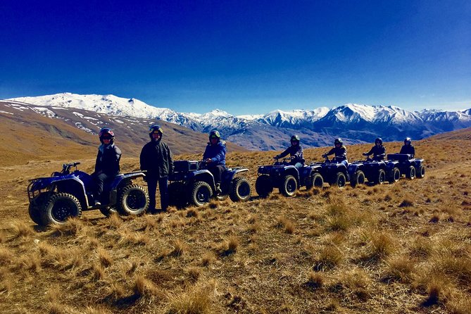 Cardrona Valley Mountain Quad Experience from Wanaka - Safety briefing, helmets, and how the 450cc bike stage works