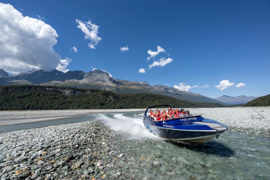From Queenstown: Dart River Wilderness Jet Boat Experience - The stories you’ll hear: Maori legends, Greenstone trail, and film scenes