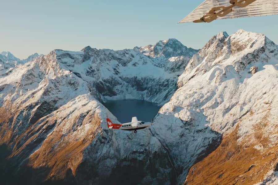 From Queenstown: Milford Sound Coach, Cruise, Scenic Flight - Glenorchy Air scenic flight: guaranteed window seat, real glacier views