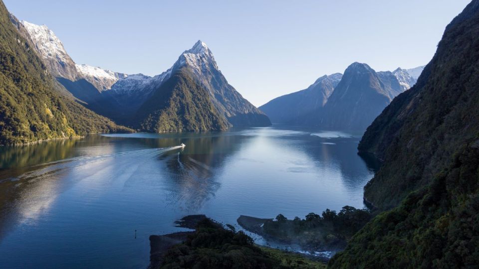 From Queenstown: Milford Sound Cruise and Coach Day Tour - Milford Road photo stops: Eglinton Valley, Mirror Lakes, Monkey Creek
