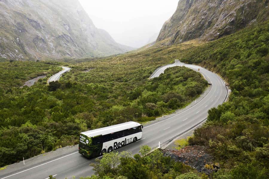From Queenstown: Milford Sound Cruise and Coach Day Tour - Meeting at 88 Beach Street and settling in on the coach