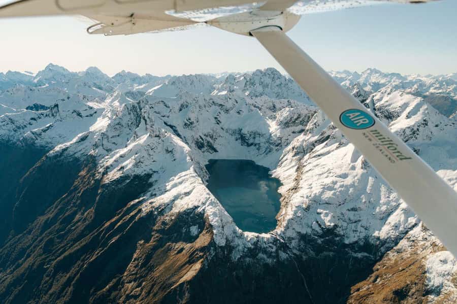 From Queenstown: Milford Sound Flight and Nature Cruise - Touchdown under Mitre Peak: what “full-length” flyover really means