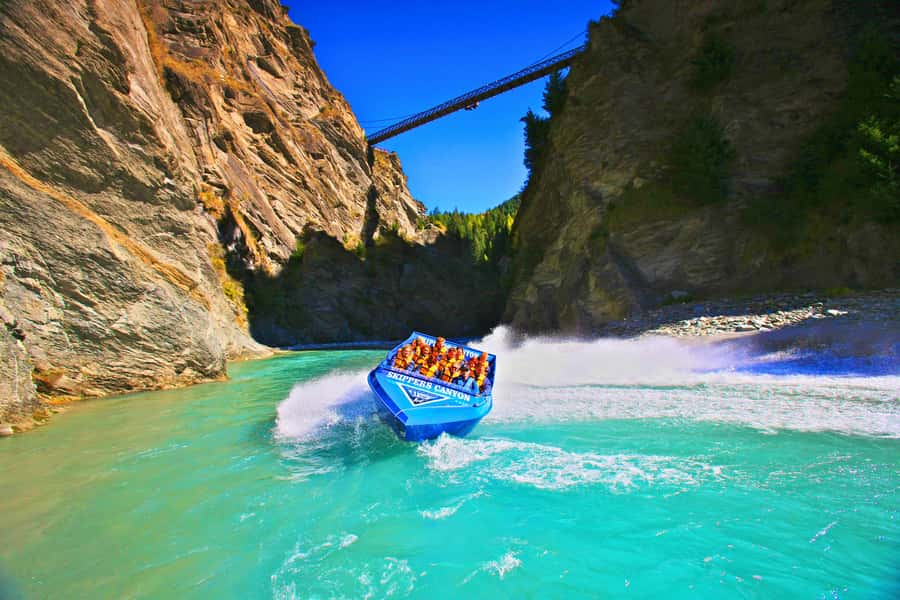 From Queenstown: Skippers Canyon Jet Boat Ride - Pipeline Bungy area break: Views that let you reset