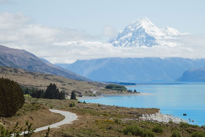 Full-Day Guided Sightseeing Tour of Mount Cook from Queenstown - Omarama and Twizel: snack planning and canal-side scenery on the way back