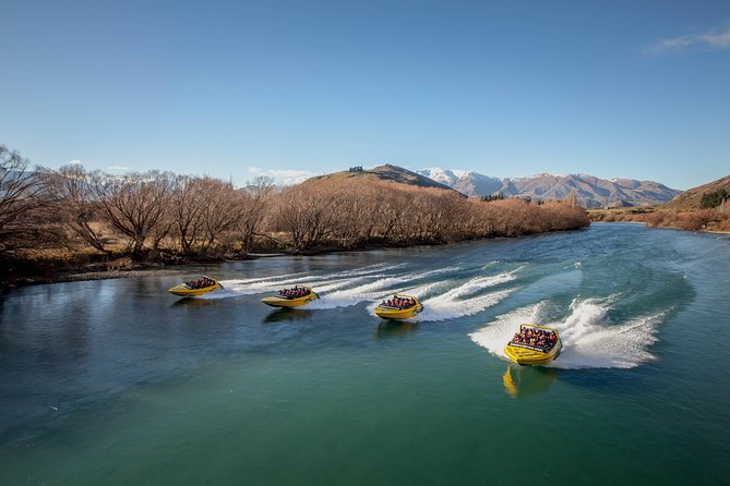 KJet Queenstown Jet Boat Ride on the Kawarau and Shotover Rivers - Kawarau River + Kawarau Dam: Where the Spins Start to Tease