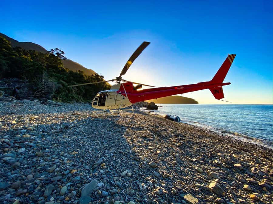 Milford Sound Extended Helicopter Flight & 3 Landings - Queenstown departure and the flight into Fiordland’s high country