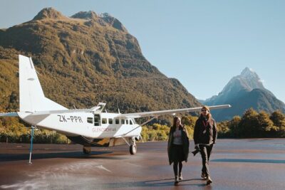 Milford Sound Fly Explore Fly ex Queenstown by Glenorchy Air - Glacier views and the ice plateau moment