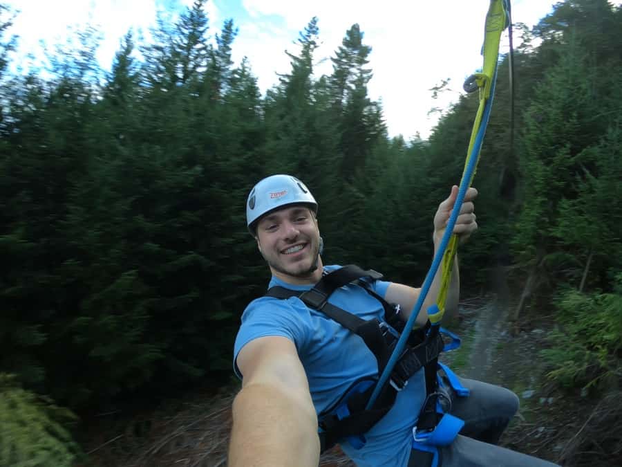 Queenstown: 1-Hour Zipline Tour with 2-Lines & 21-Meter Drop - First zip line: a confidence-builder through the treetops