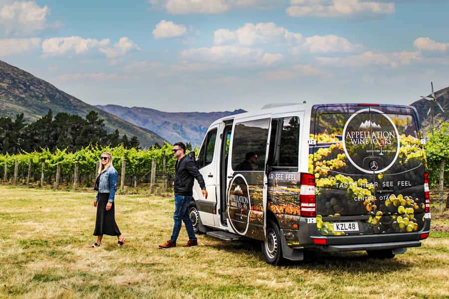 Queenstown: Classic Wine Tour - The Kawarau Gorge Drive and the AJ Hackett Bungy View