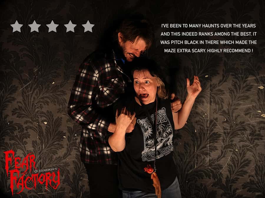 Queenstown: Fear Factory Haunted House Admission Ticket - The Chicken Counter and the group challenge vibe