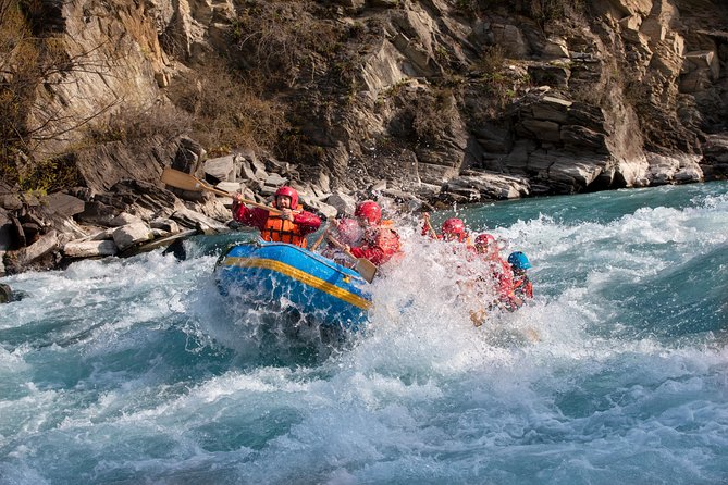 Queenstown Kawarau River Rafting and Jet Boat - Rafting the Kawarau gorge: grade 2-3 rapids and real river time