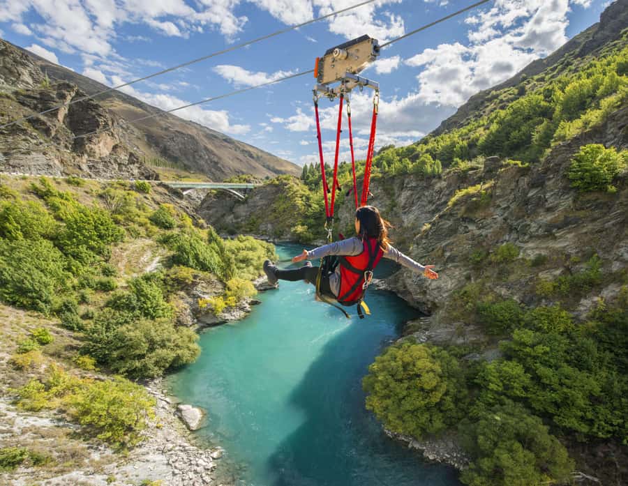 Queenstown: Kawarau Zipride! (3 Lines - Family Fun) - First Contact at the Kawarau Bungy Centre