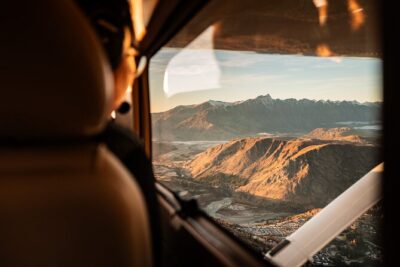 Queenstown Sunrise Glacier Scenic Flight by Glenorchy Air - Watching the sunrise break from behind Mt. Aspiring