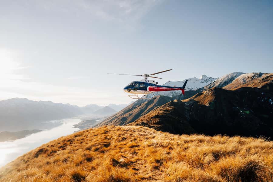 The Grand Circle 35-Minute Helicopter Tour & Alpine Landing - The alpine landing above town: the part you remember