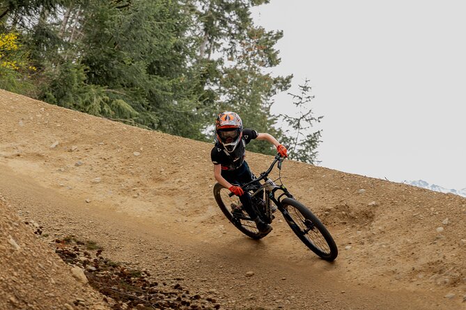 Unlock Your Potential with a Private mountain bike lesson. - The bike: full suspension rental that keeps you learning